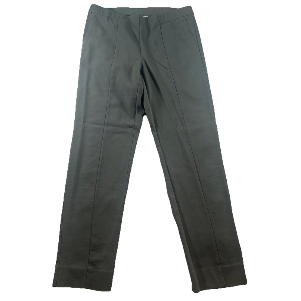 Women's J.Jill‎ Green Waistband Stretch Pull On Essential Pants 6 Slim Ankle